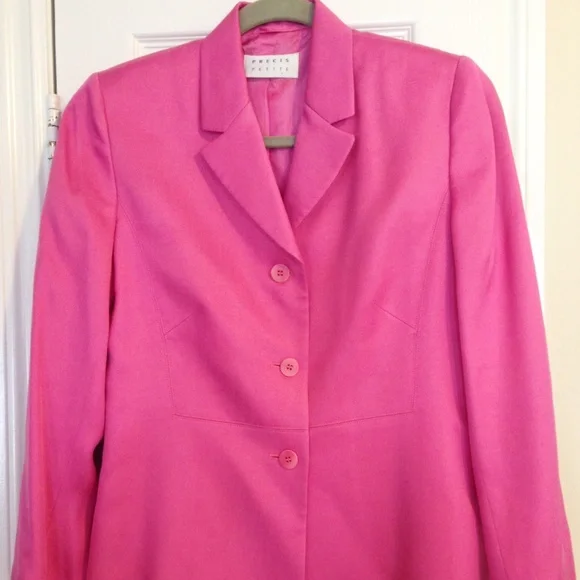 Precis Jackets Coats Precis Petite Pink Blazer Poshmark